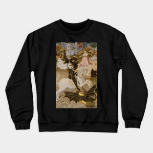 "Saint George and the Dragon" by  Martorell Crewneck Sweatshirt